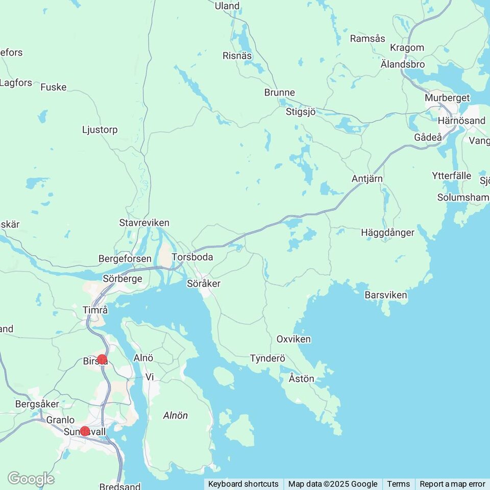 Butiker med rea-varor nära Ångermanland