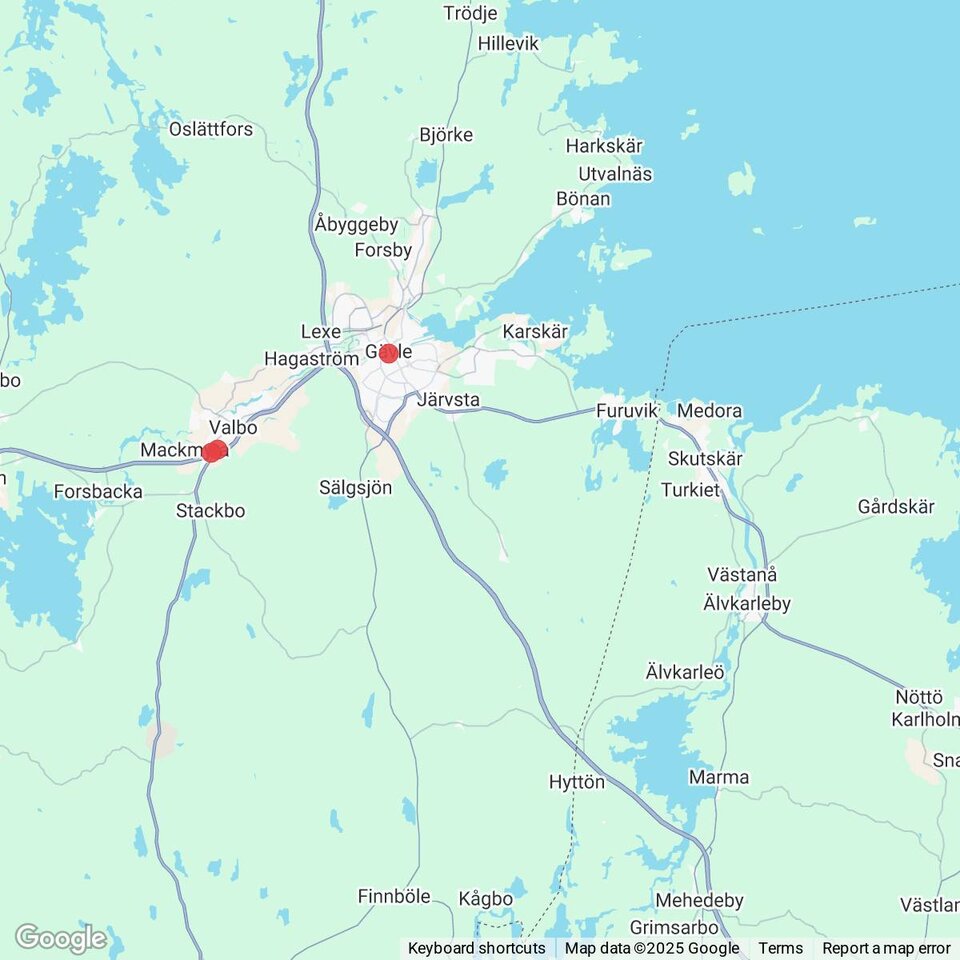 Butiker med rea-varor nära Älvkarleby, Uppland