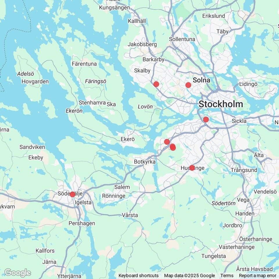 Butiker med rea-varor nära Älvnäs, Uppland