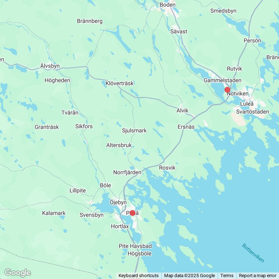 Butiker med rea-varor nära Älvsbyn, Norrbotten