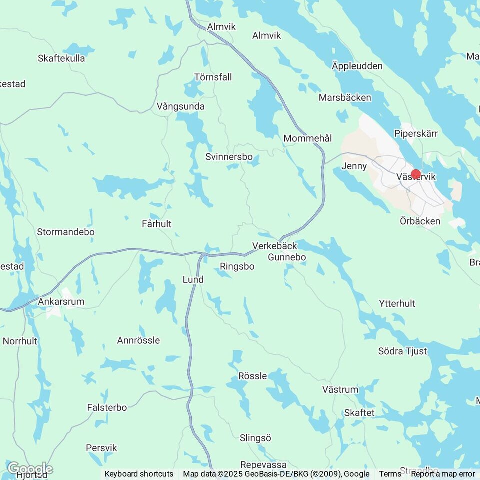 Butiker med rea-varor nära Ankarsrum, Småland