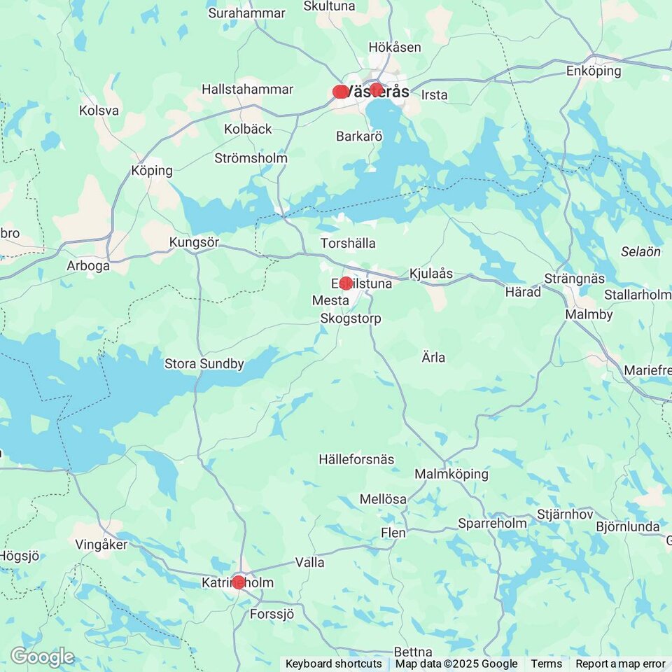 Butiker med rea-varor nära Ärla, Södermanland