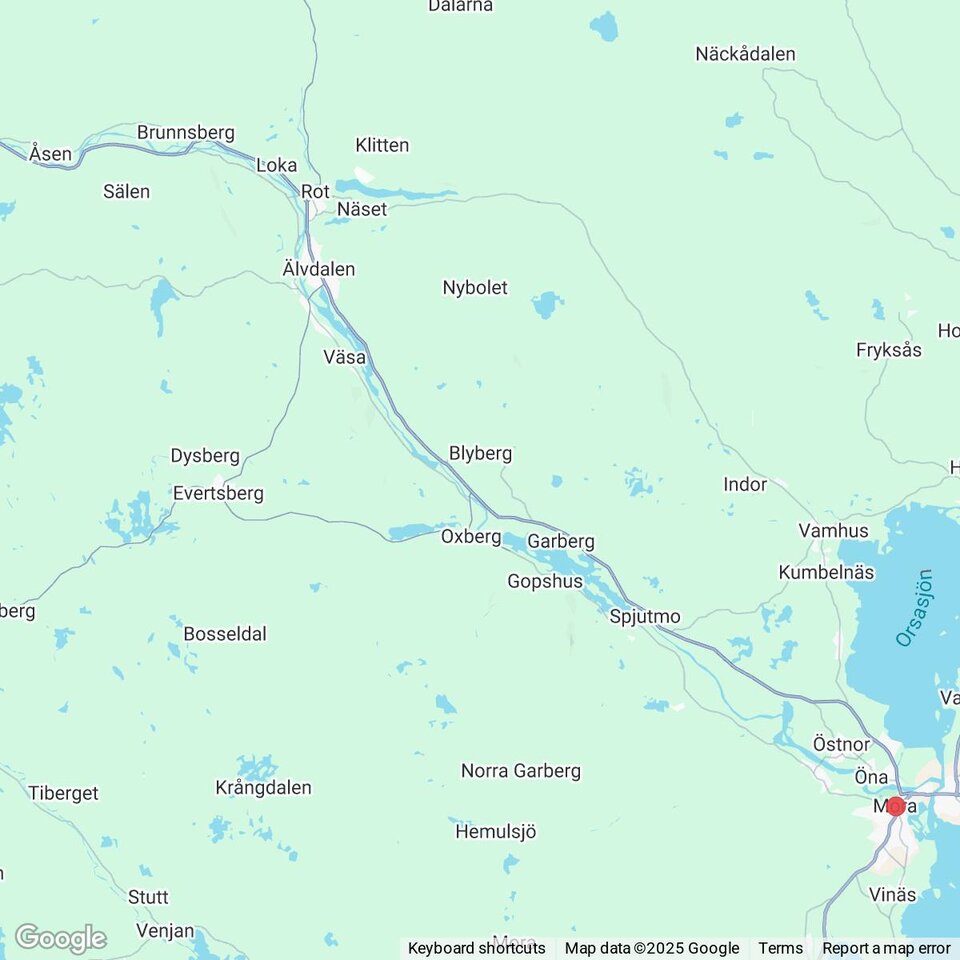 Butiker med rea-varor nära Åsen, Dalarna