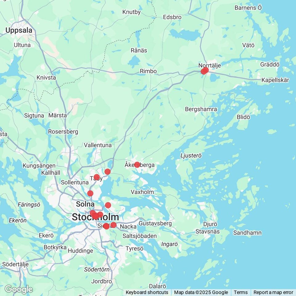 Butiker med rea-varor nära Bammarboda, Uppland