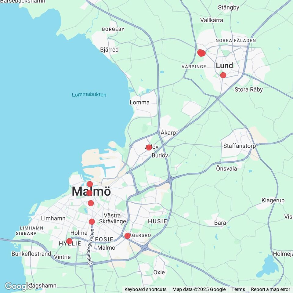 Butiker med rea-varor nära Bara, Skåne