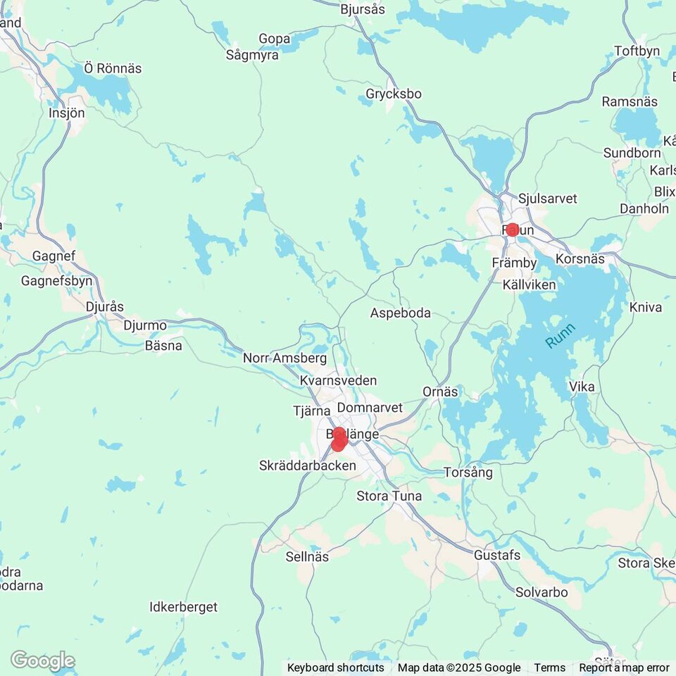 Butiker med rea-varor nära Bäsna, Dalarna