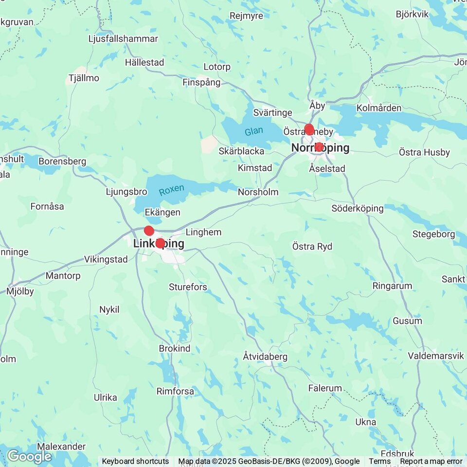 Butiker med rea-varor nära Bestorp, Östergötland