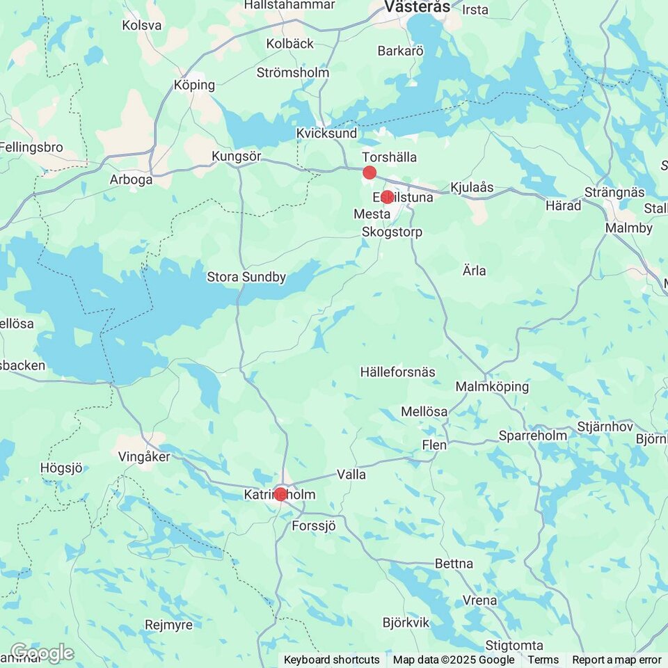 Butiker med rea-varor nära Bie, Södermanland