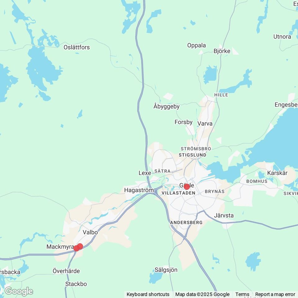 Butiker med rea-varor nära Björke, Gästrikland