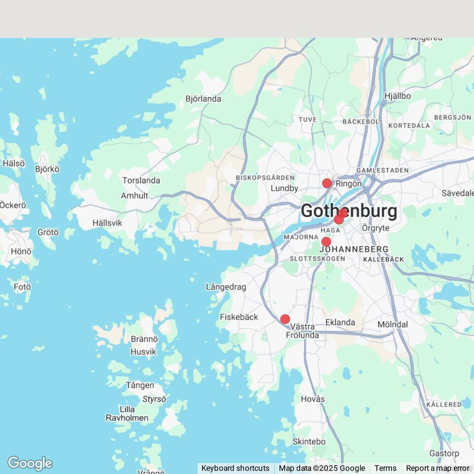 Butiker med rea-varor nära Björlanda, Bohuslän