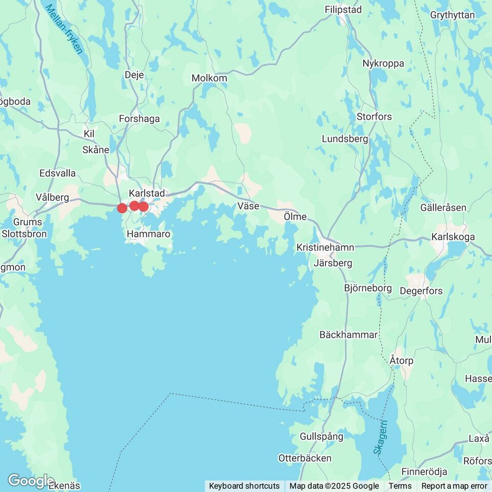 Butiker med rea-varor nära Björneborg, Värmland