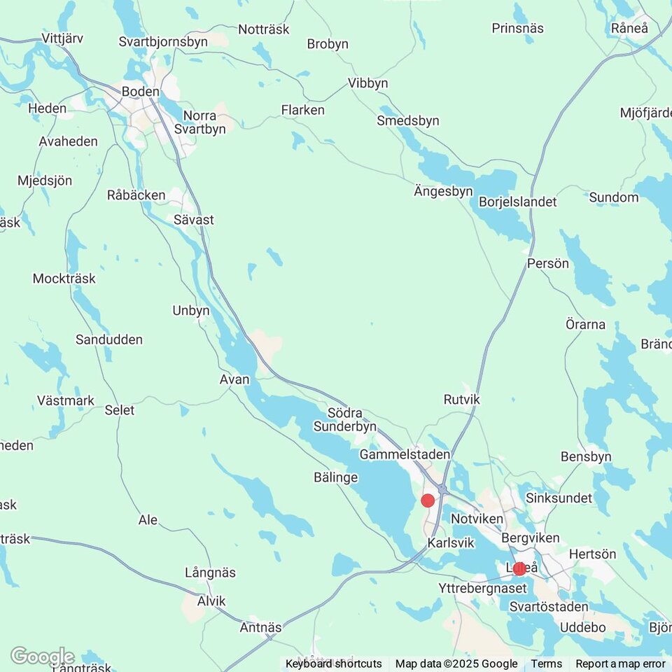 Butiker med rea-varor nära Boden, Norrbotten