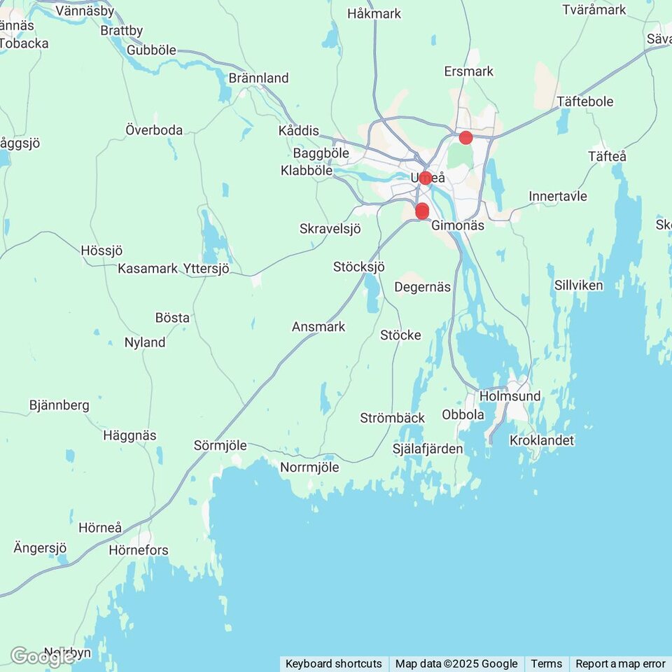 Butiker med rea-varor nära Brännäset och Boviken, Västerbotten