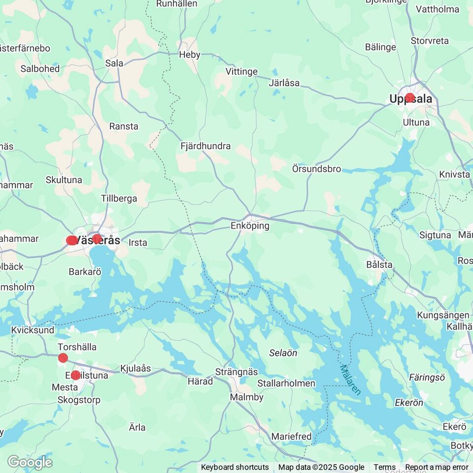 Butiker med rea-varor nära Bredsand, Uppland