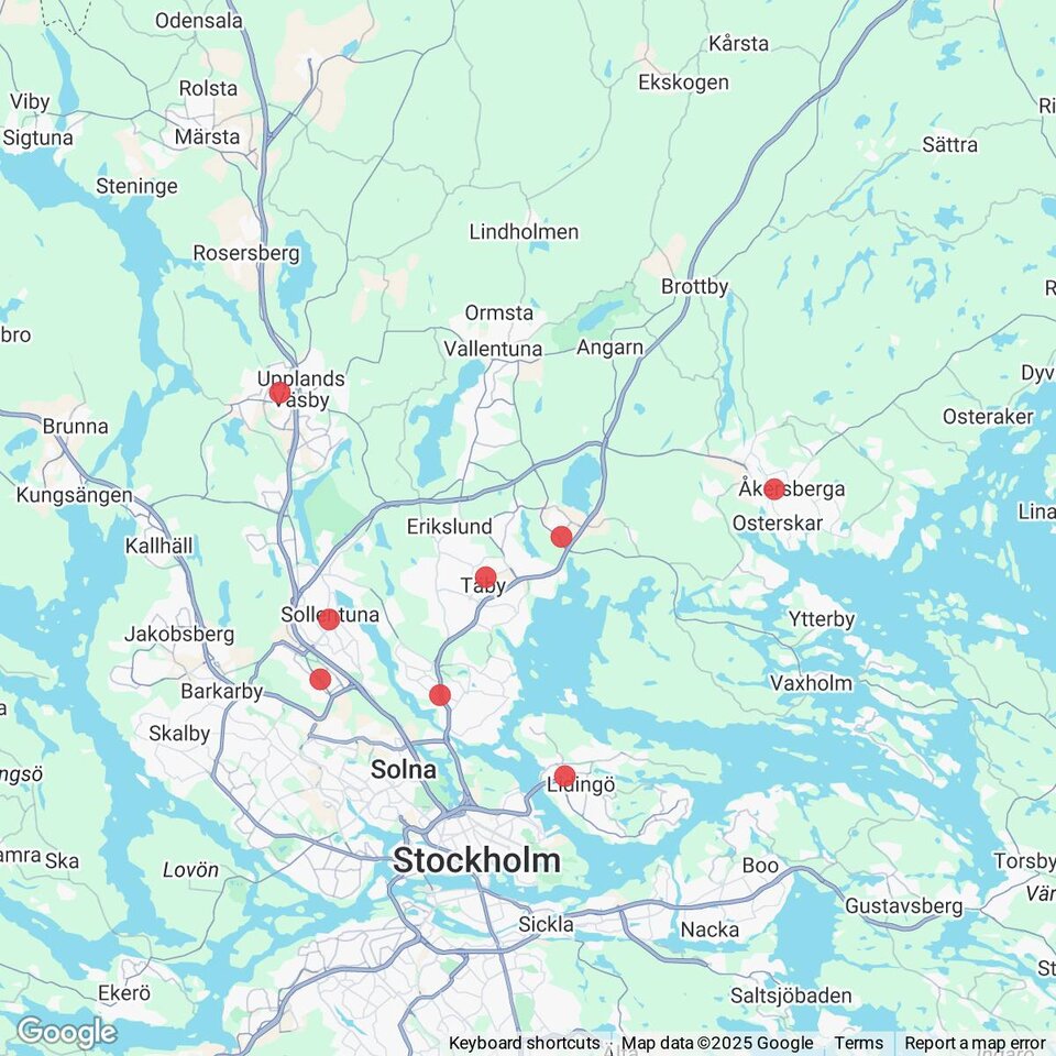 Butiker med rea-varor nära Brottby, Uppland