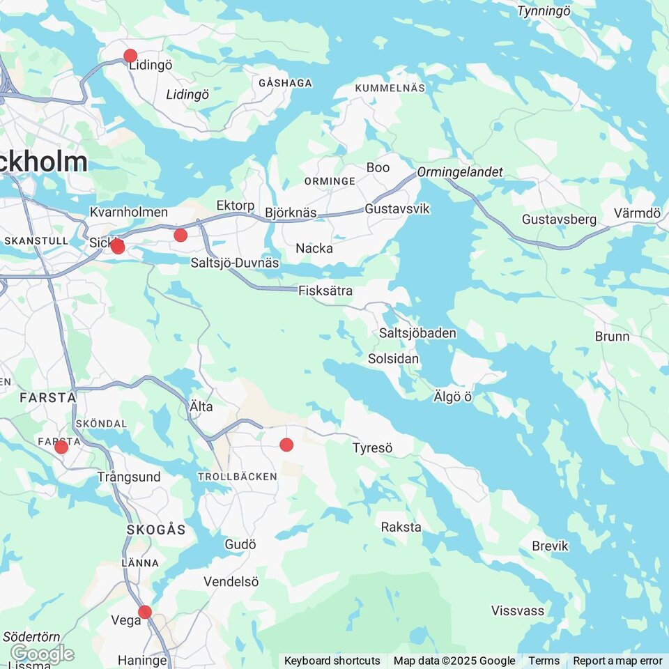 Butiker med rea-varor nära Brunn, Uppland