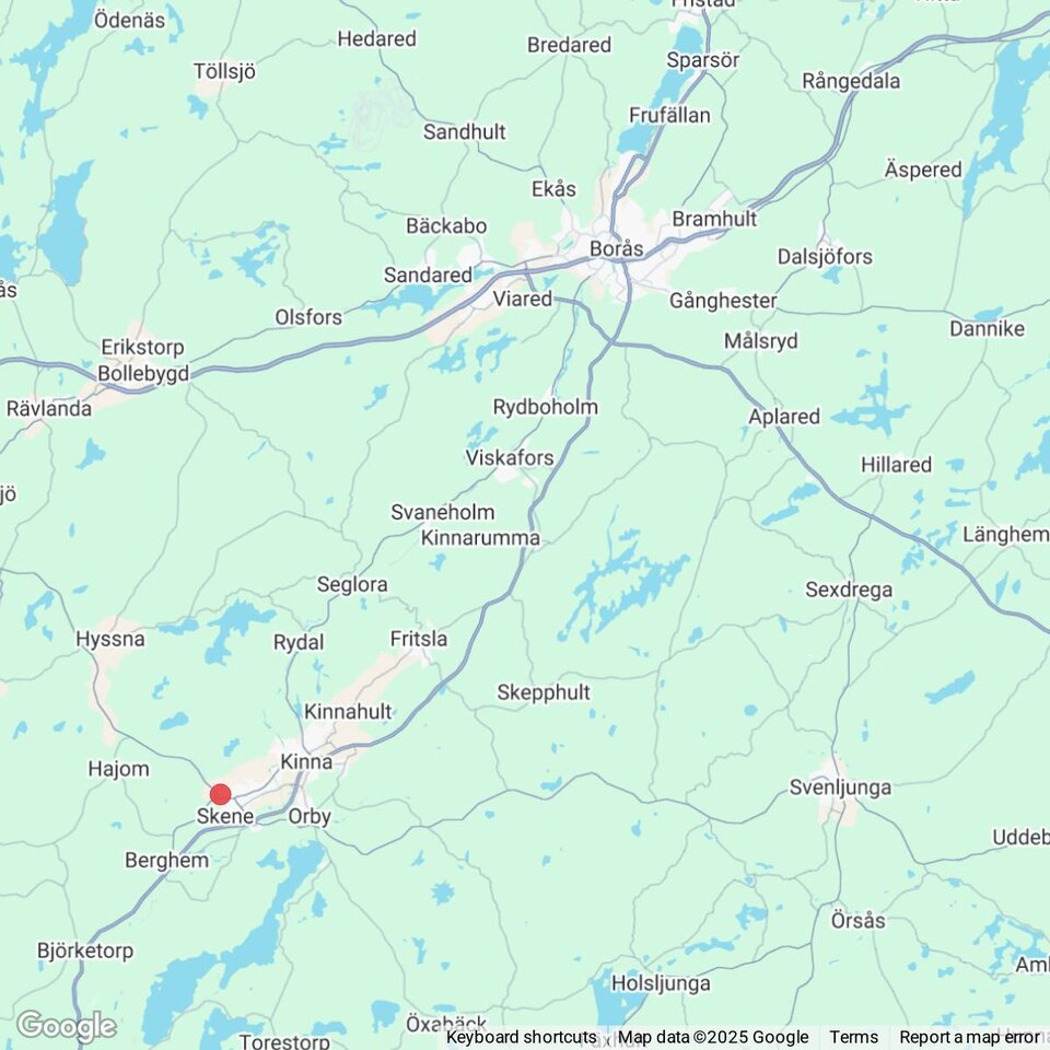 Butiker med rea-varor nära Dalsjöfors, Västergötland