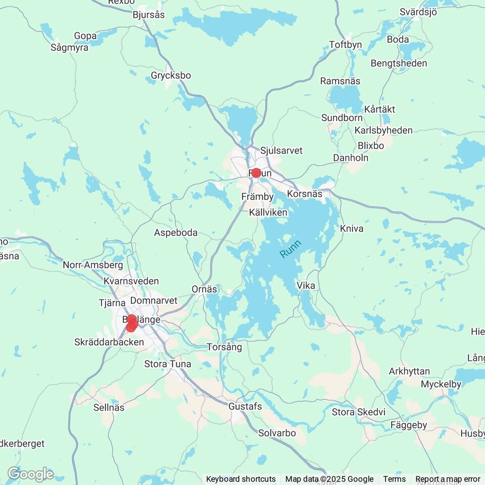 Butiker med rea-varor nära Danholn, Dalarna