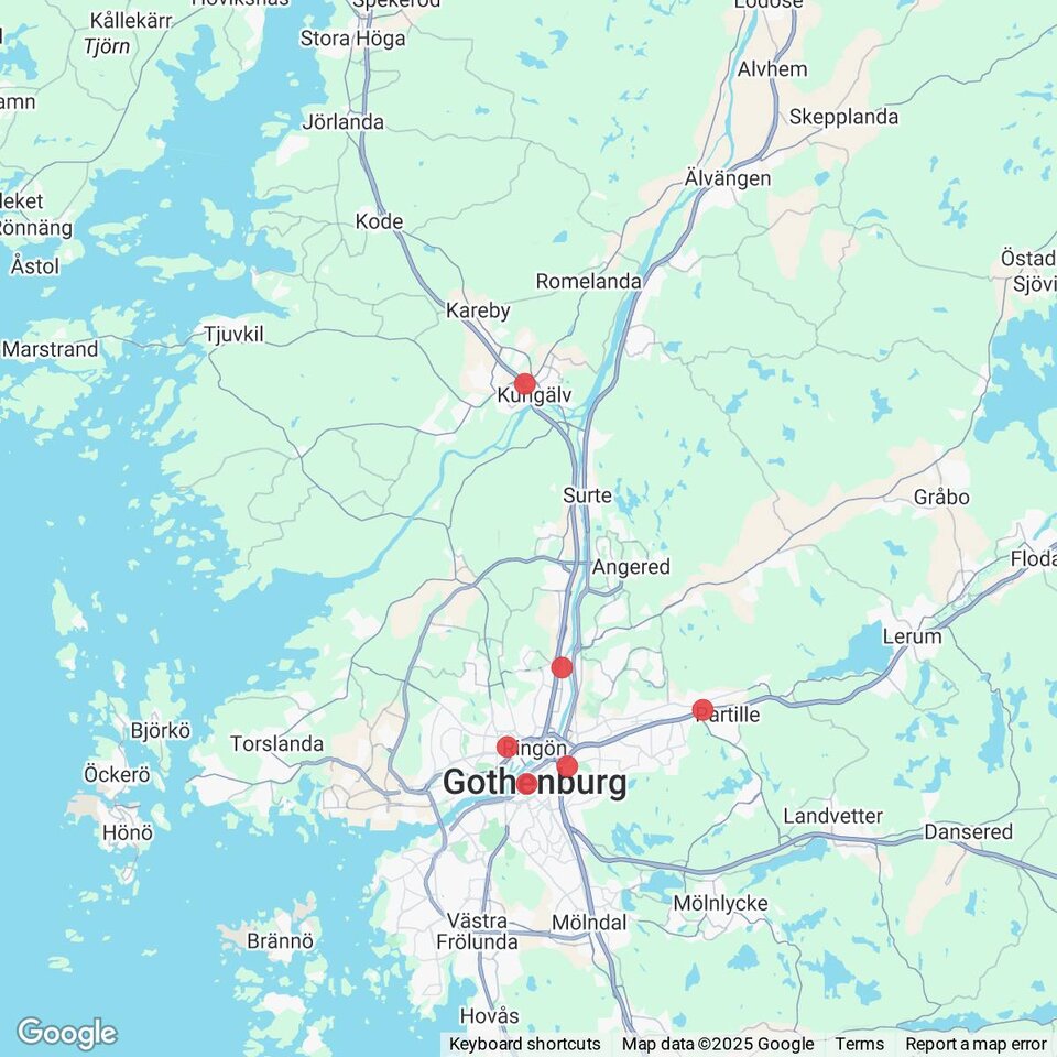 Butiker med rea-varor nära Diseröd, Bohuslän