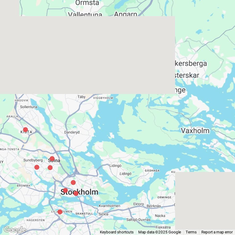 Butiker med rea-varor nära Drottningholm