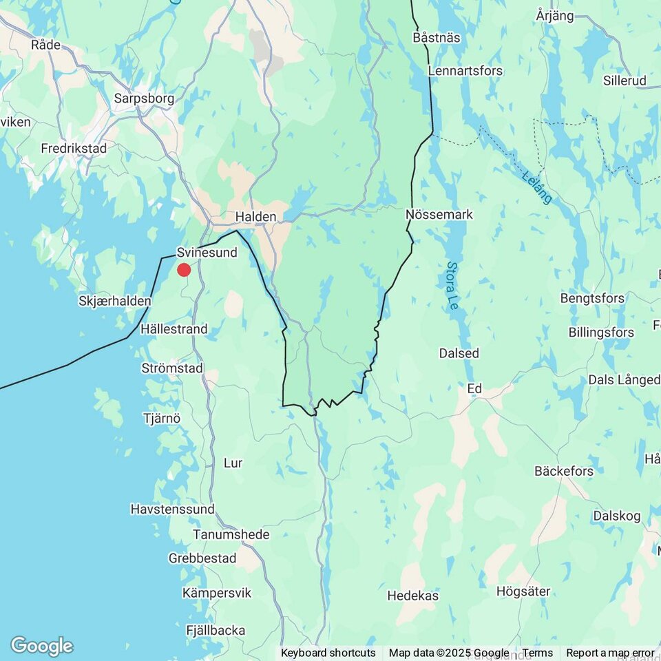 Butiker med rea-varor nära Ed, Dalsland