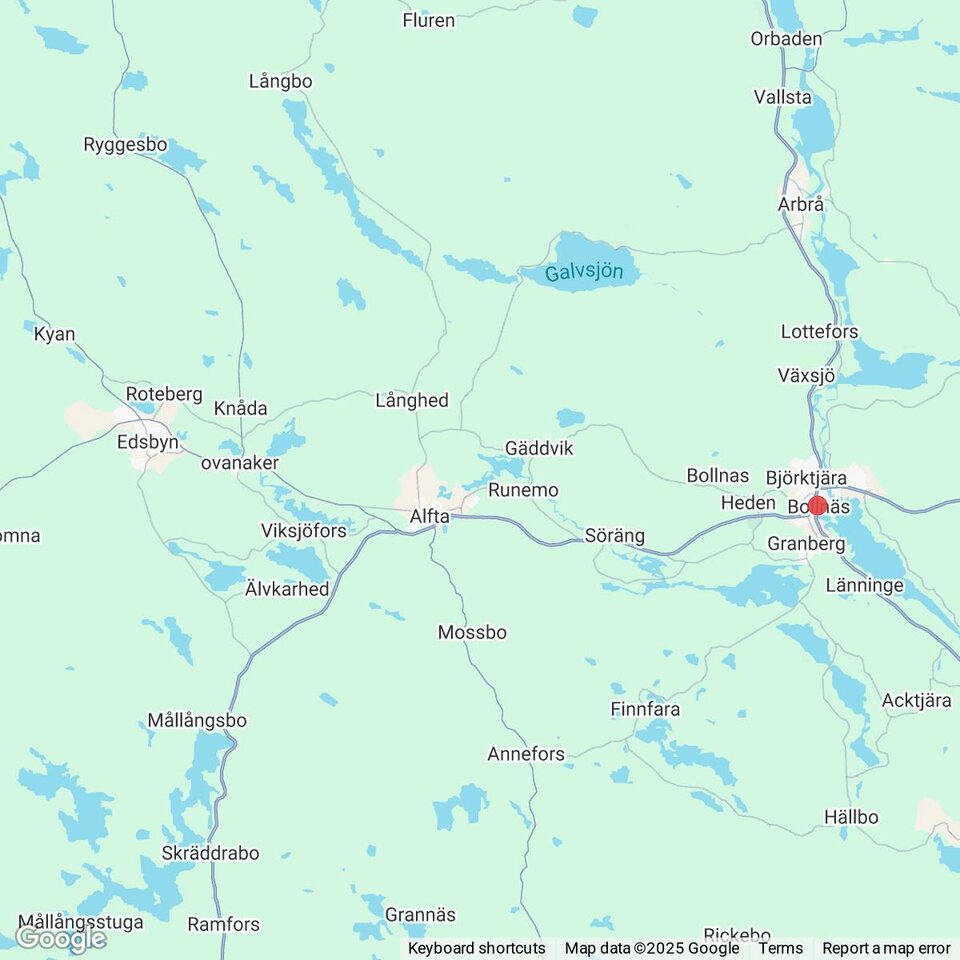 Butiker med rea-varor nära Edsbyn, Hälsingland