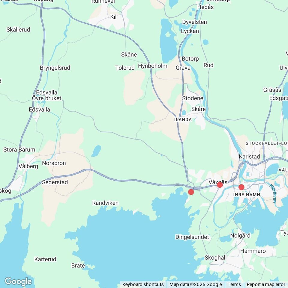 Butiker med rea-varor nära Edsvalla Övre bruket, Värmland