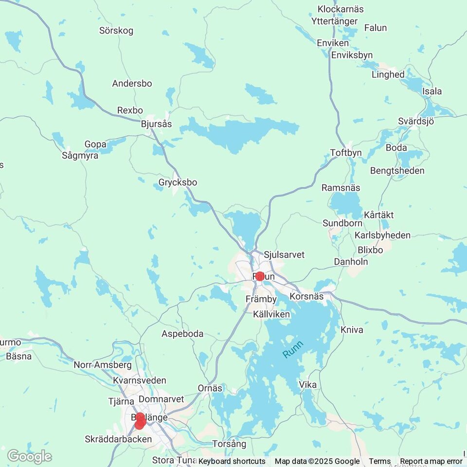 Butiker med rea-varor nära Enviken, Dalarna