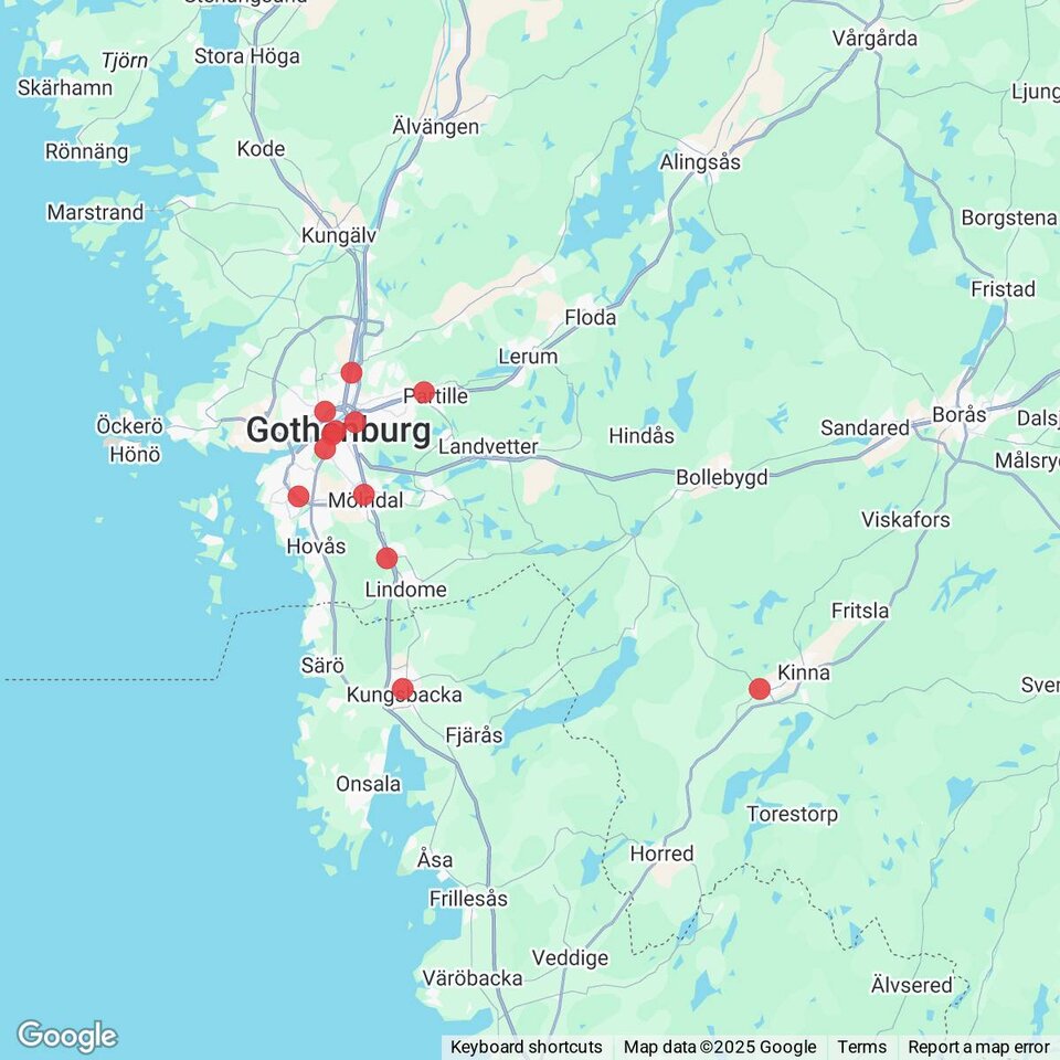 Butiker med rea-varor nära Västergötland