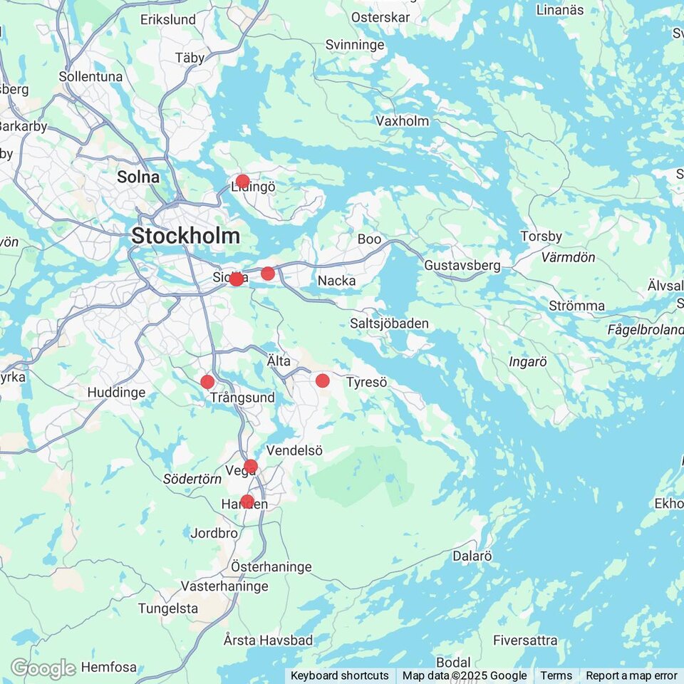 Butiker med rea-varor nära Fågelvikshöjden, Uppland