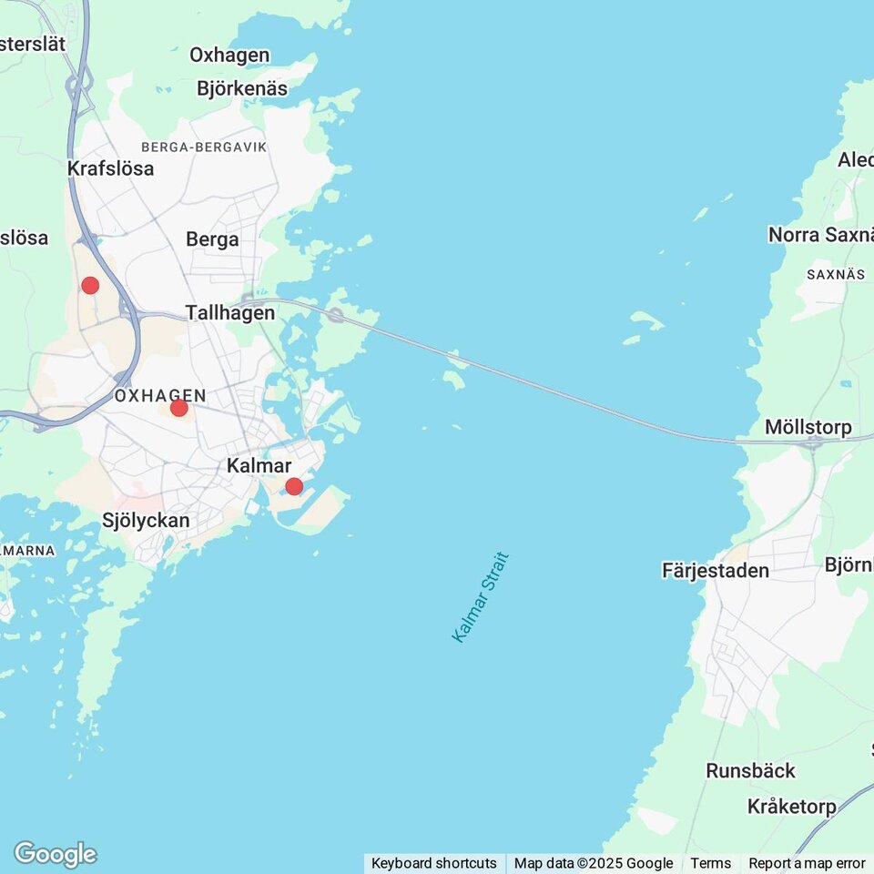 Butiker med rea-varor nära Färjestaden, Öland