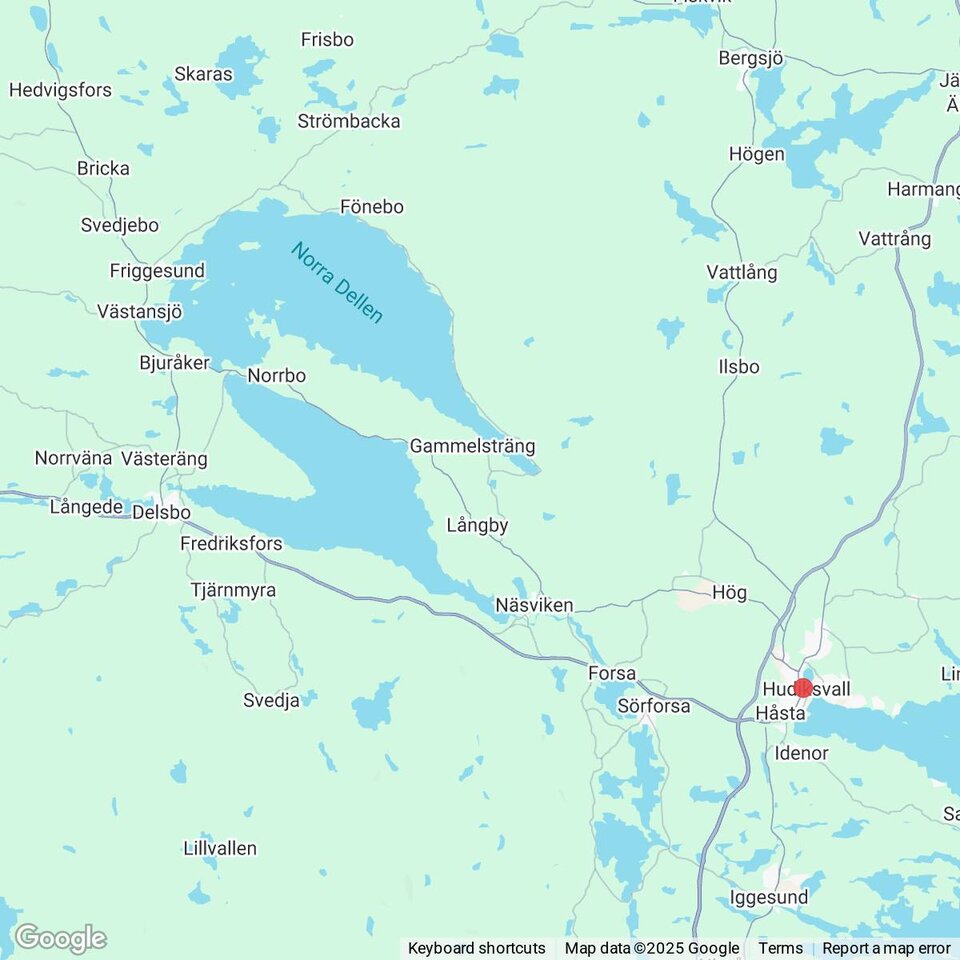 Butiker med rea-varor nära Friggesund, Hälsingland