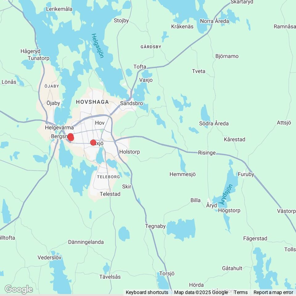 Butiker med rea-varor nära Furuby, Småland