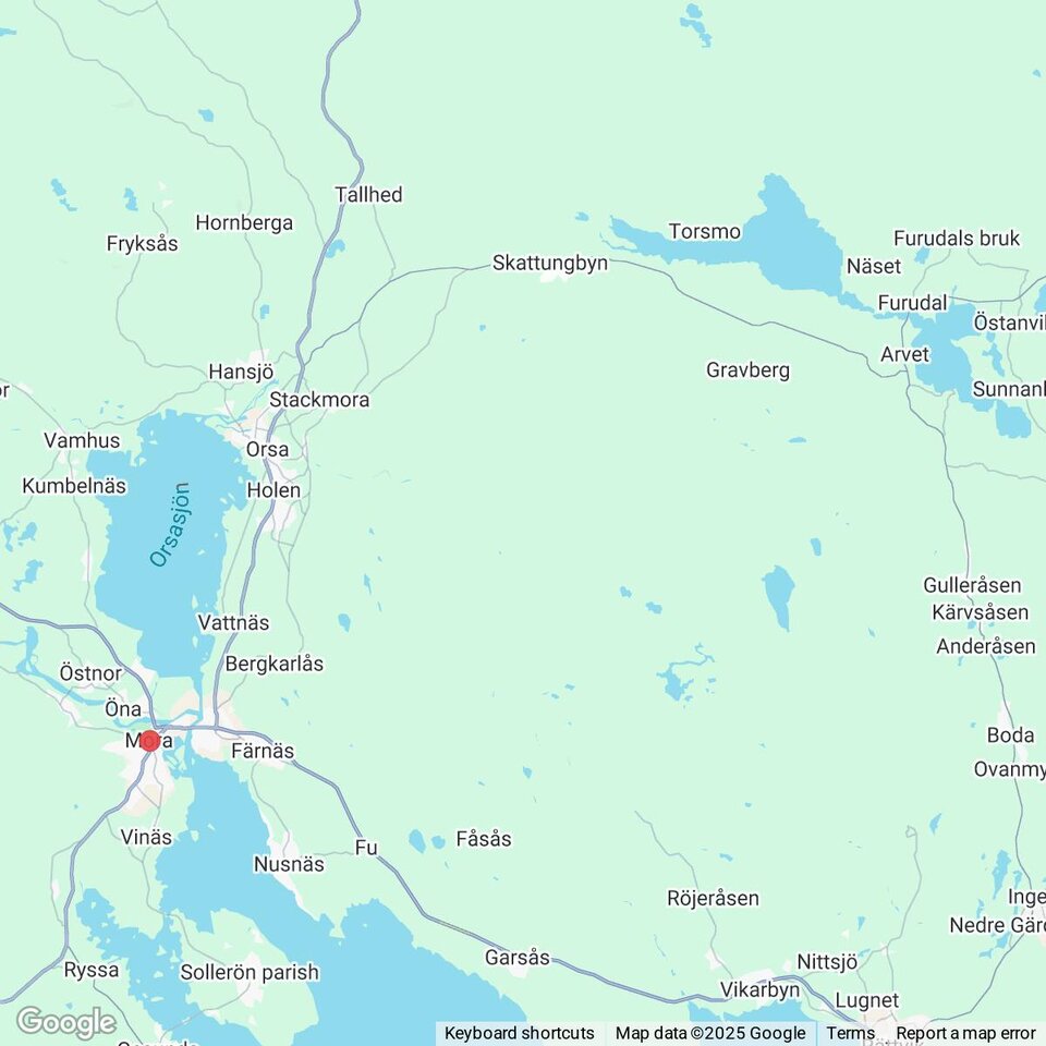 Butiker med rea-varor nära Furudal, Dalarna