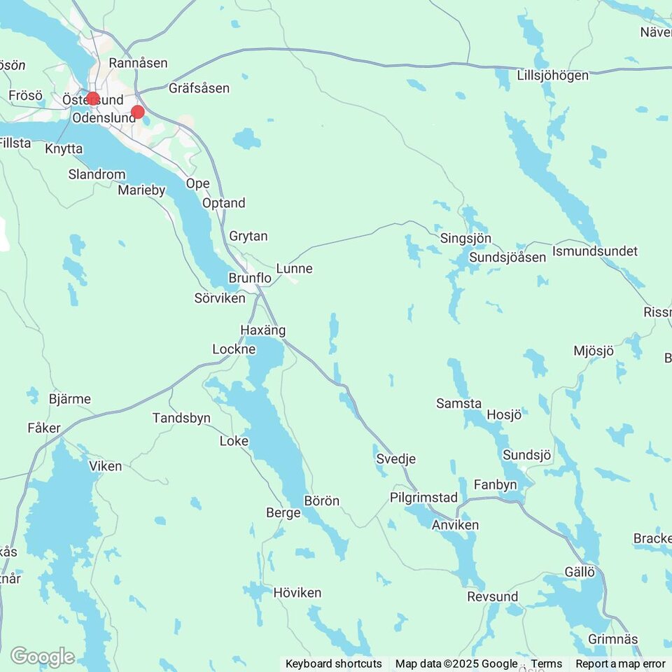 Butiker med rea-varor nära Gällö, Jämtland