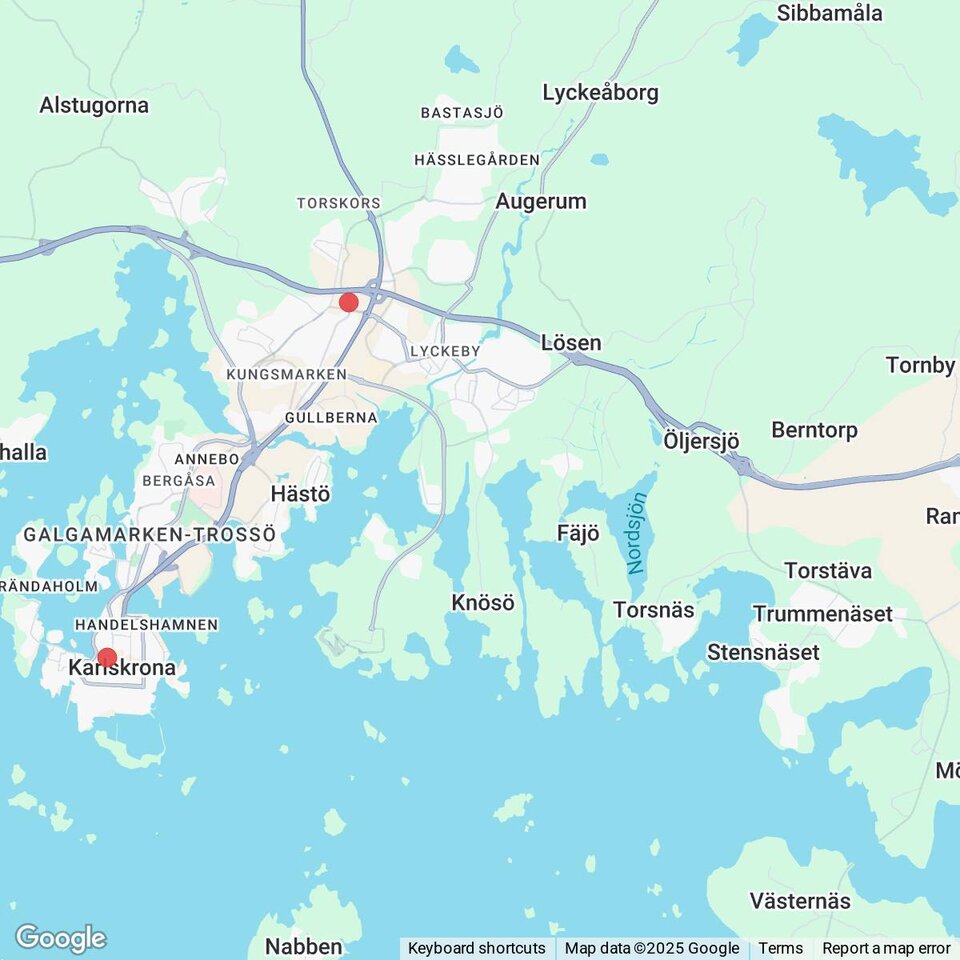 Butiker med rea-varor nära Gängletorp, Blekinge