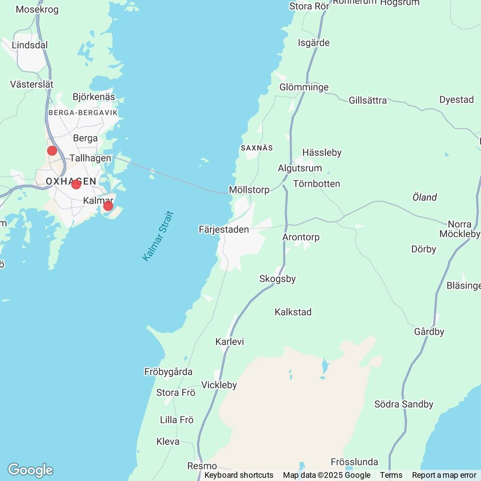 Butiker med rea-varor nära Gårdby, Öland