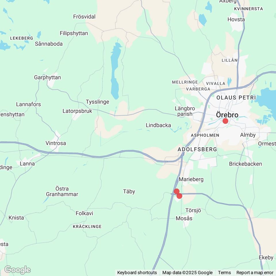 Butiker med rea-varor nära Garphyttan, Närke