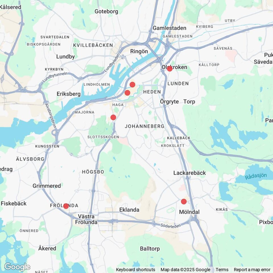 Butiker med rea-varor nära Göteborg