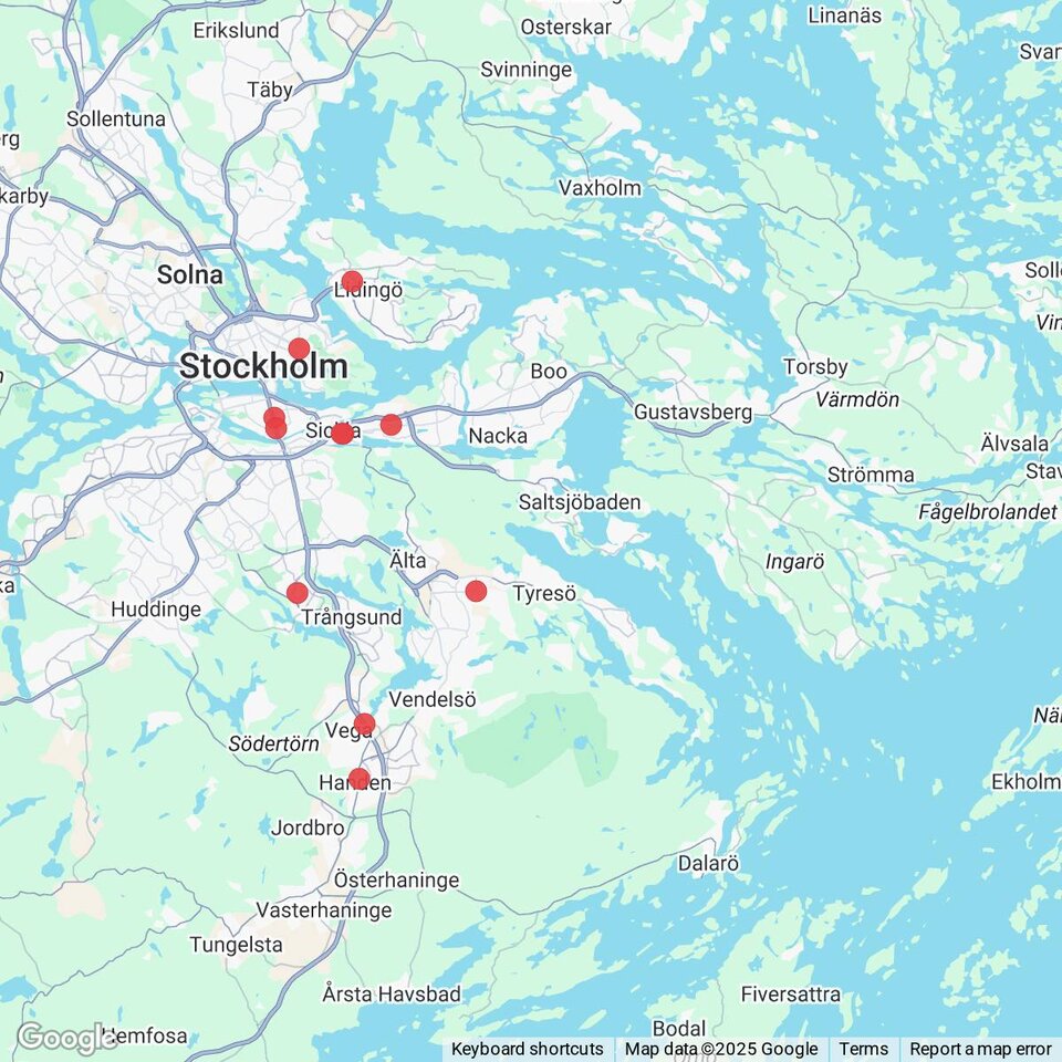 Butiker med rea-varor nära Grönskan, Vedhamn och Baldersnäs, Uppland