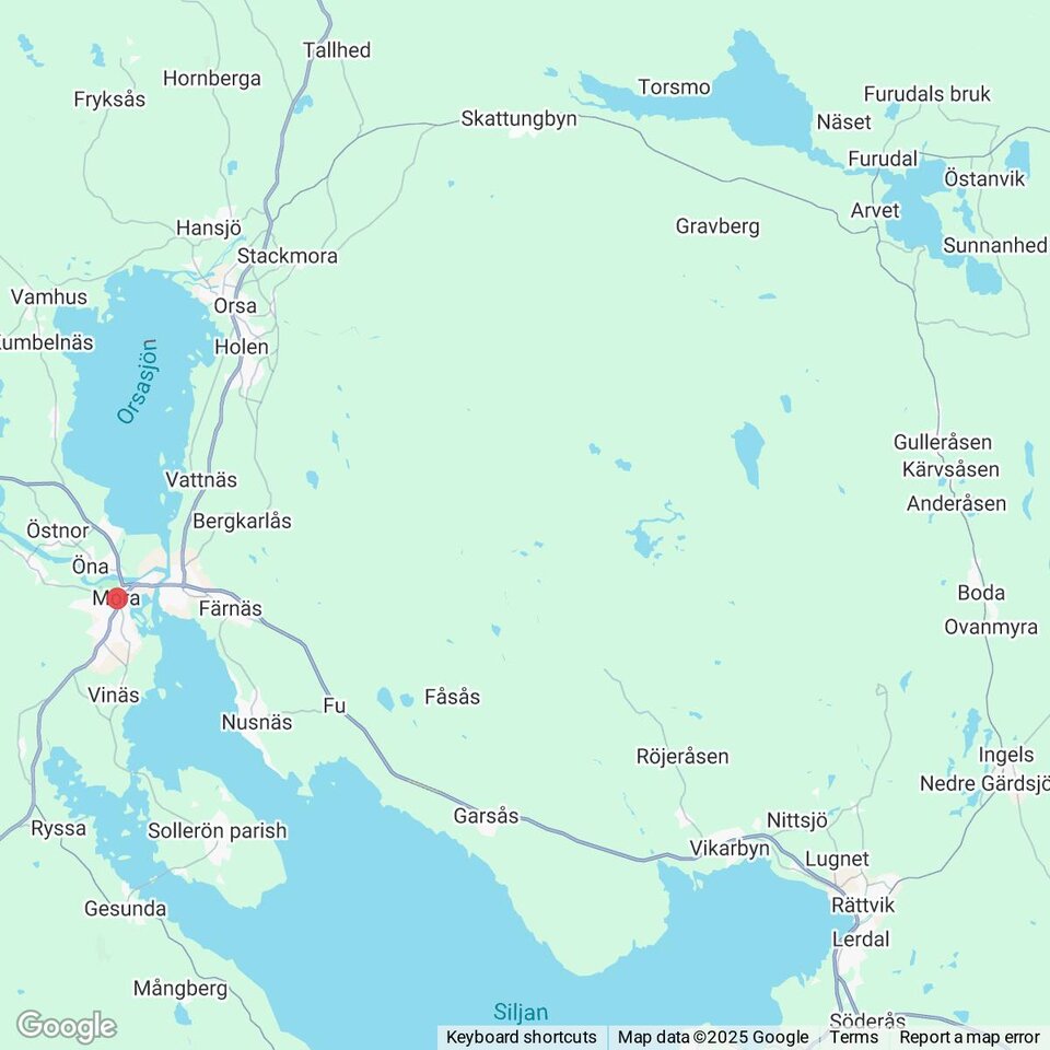 Butiker med rea-varor nära Gulleråsen, Dalarna