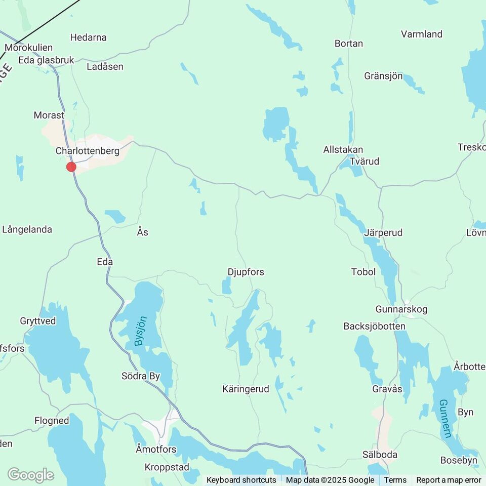 Butiker med rea-varor nära Gunnarskog, Värmland