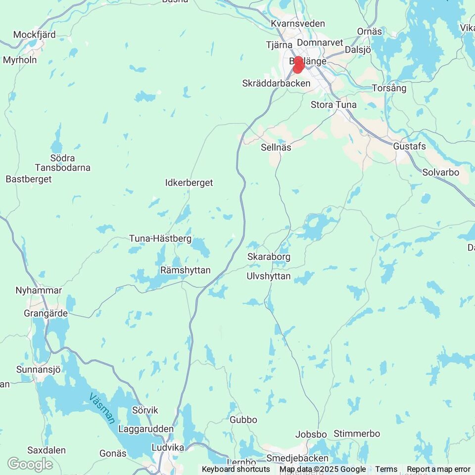 Butiker med rea-varor nära Håksberg, Dalarna