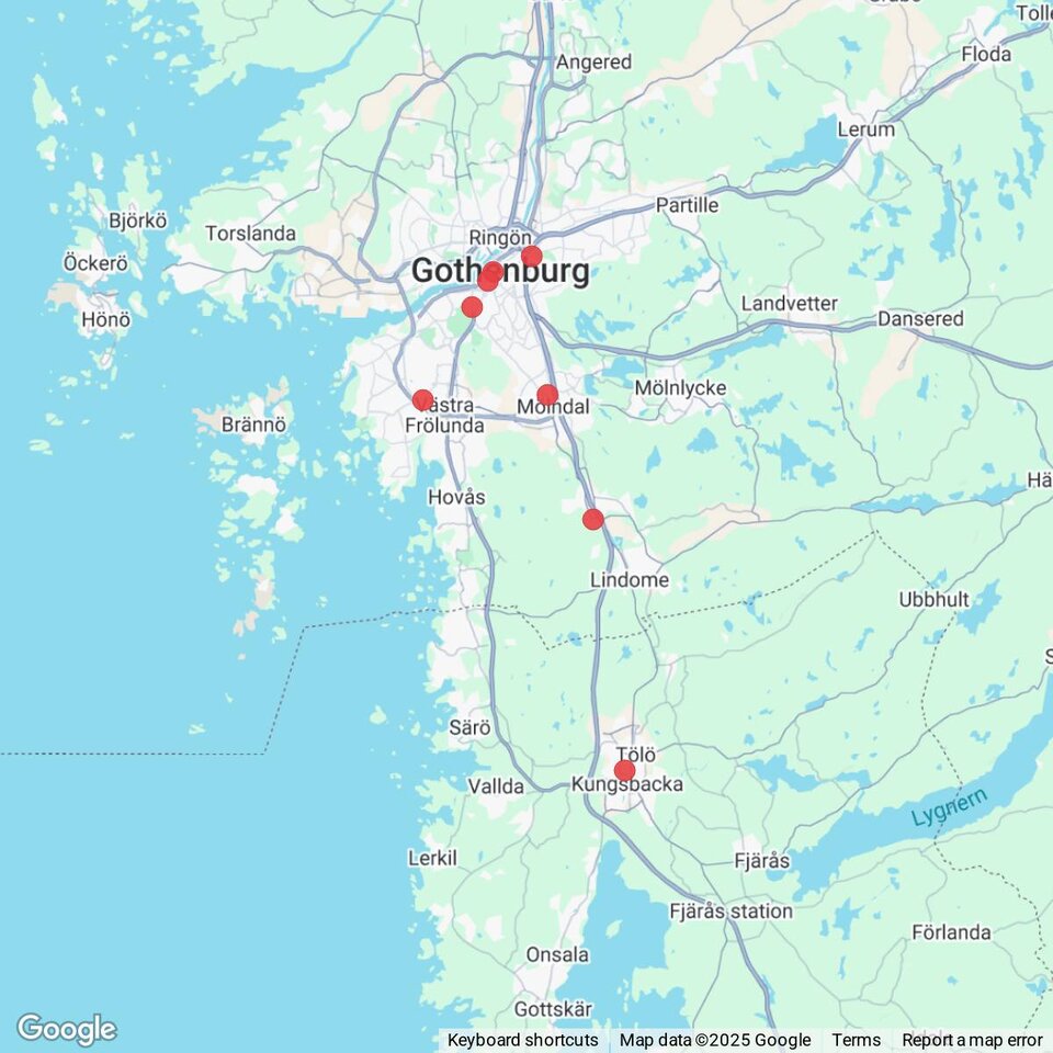 Butiker med rea-varor nära Halla Heberg, Halland