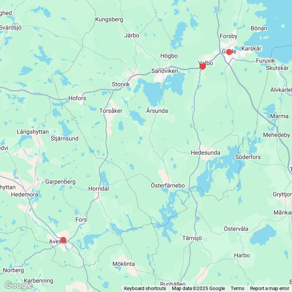 Butiker med rea-varor nära Hammarby, Gästrikland