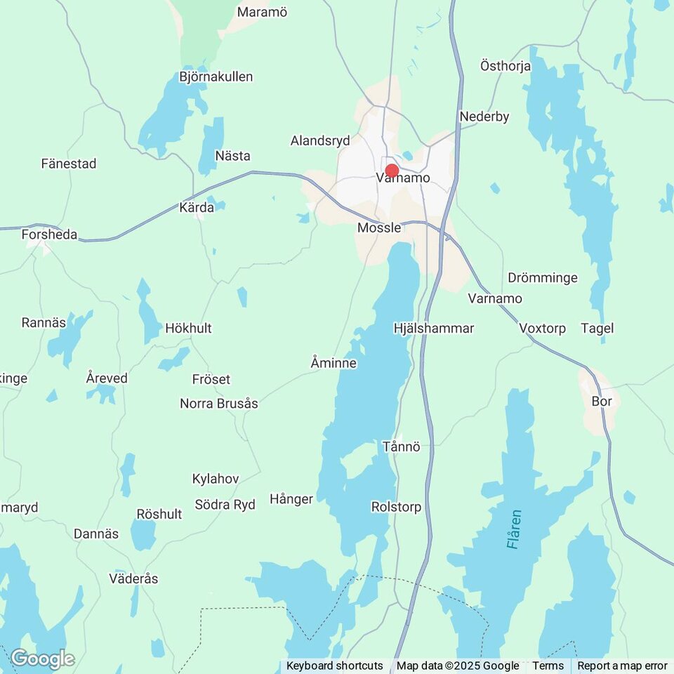 Butiker med rea-varor nära Hånger, Småland