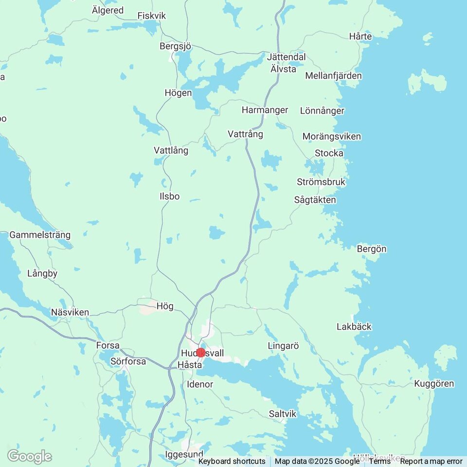 Butiker med rea-varor nära Harmånger, Hälsingland