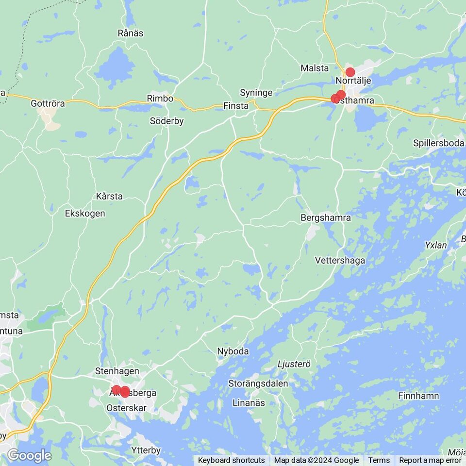 Butiker med rea-varor nära Hästängen, Uppland