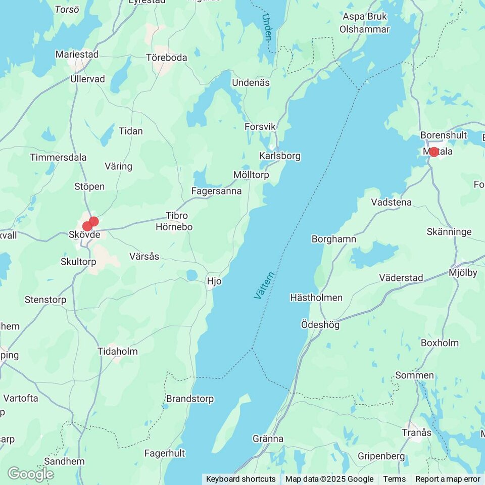 Butiker med rea-varor nära Hästholmen, Östergötland