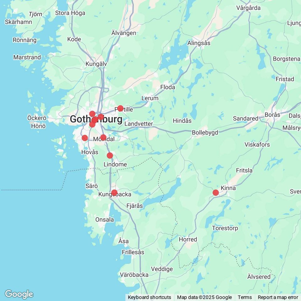 Butiker med rea-varor nära Halland